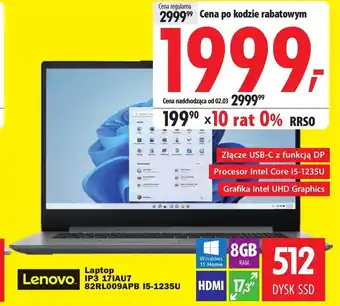 Media Expert Laptop Lenovo oferta