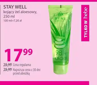 Hebe Żel kojący Stay well oferta