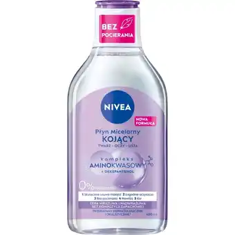 Biedronka Nivea MicellAIR 5w1 Płyn micelarny cera wrażliwa i nadwrażliwa 400 ml oferta