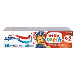 Hebe Aquafresh Little Teeth Pasta do zębów z fluorkiem 50 ml oferta