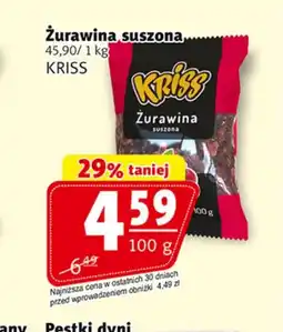 Prim Market Żurawina suszona Kriss oferta