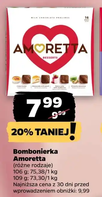 Netto Bombonierka Amoretta oferta