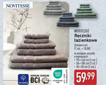 ALDI NOVITESSE Ręczniki łazienkowe oferta