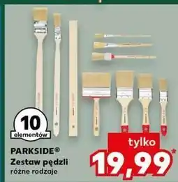 Kaufland Komplet pędzli Parkside oferta