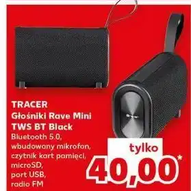 Kaufland Głośnik rave mini tws bt black Tracer oferta