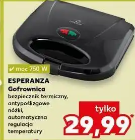 Kaufland Gofrownica 750 w Esperanza oferta