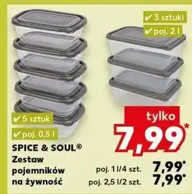 Kaufland Zestaw pojemników 2.5 l Spice&Soul oferta