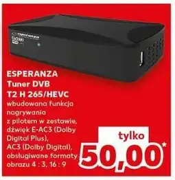 Kaufland Tuner dvb-t2 265 Esperanza oferta