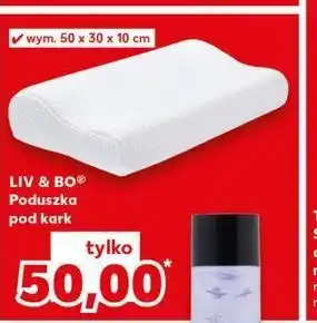 Kaufland Poduszka pod kark 50 x 30 10 cm Liv & Bo oferta