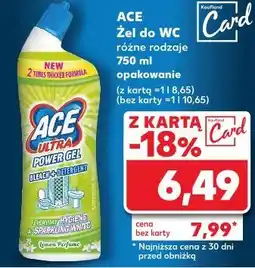 Kaufland Żel do WC Ace oferta