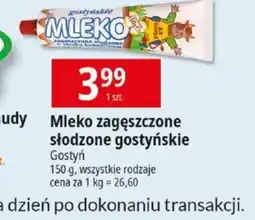 E.Leclerc Mleko zagęszczone słodzone Gostyńskie oferta