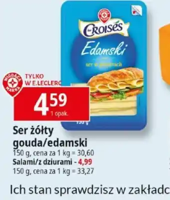 E.Leclerc Ser żółty gouda/edamski oferta