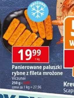 E.Leclerc Panerowane paluszki rybne z fileta mrożone oferta