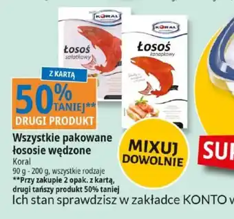 E.Leclerc Wędzone łososie Koral oferta