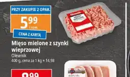 E.Leclerc Mięso mielone z szynki wieprzowej oferta