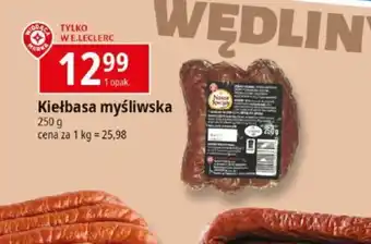 E.Leclerc Kiełbasa myśliwska oferta