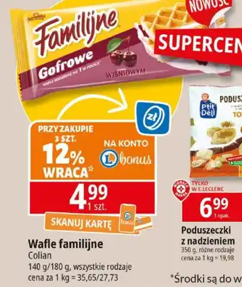 E.Leclerc Wafle rodzinne Colian oferta