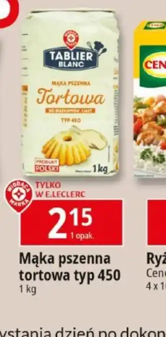 E.Leclerc Mąka pszenna tortowa typ 450 oferta