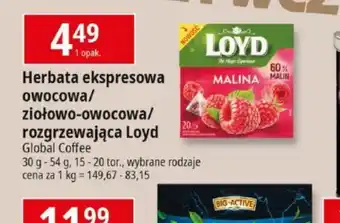 E.Leclerc Herbata ekspresowa Loyd oferta