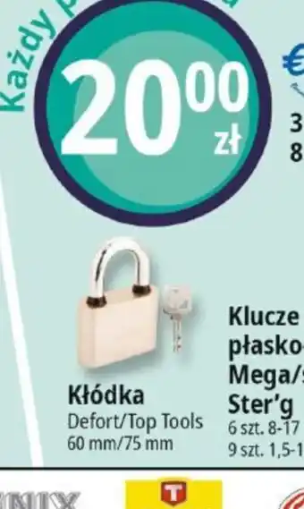 E.Leclerc Kłódka Defort/Top Tools oferta