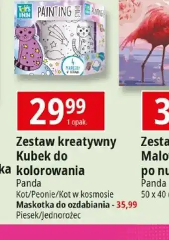 E.Leclerc Zestaw kreatywny kubek do kolorowania oferta