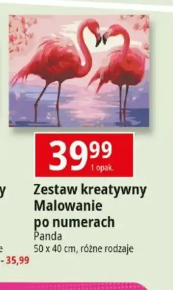 E.Leclerc Zestaw kreatywny Malowanie po numerach Panda oferta