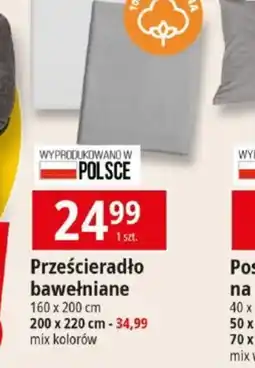 E.Leclerc Prześcieradło bawełniane oferta