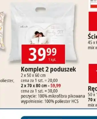 E.Leclerc Komplet 2 poduszek oferta