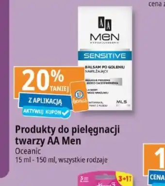 E.Leclerc Produkty do pielęgnacji twarzy AA Men Oceanic oferta