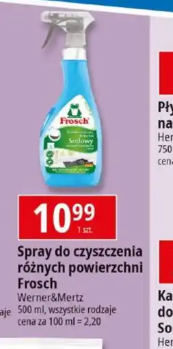 E.Leclerc Spray do czyszczenia różnych powierzchni Frosch oferta