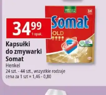 E.Leclerc Kapsułki do zmywarki Somat oferta