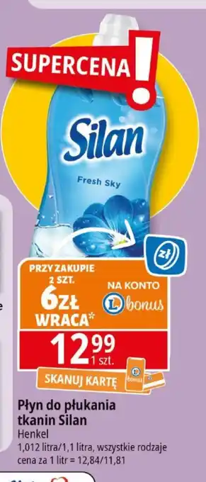 E.Leclerc Płyn do płukania tkanin Silan Henkel oferta