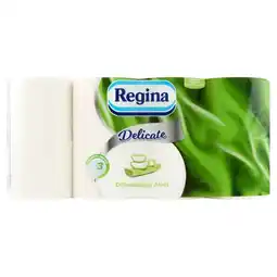 Delikatesy Centrum Regina Delicate Papier toaletowy odświeżający aloes 8 rolek oferta