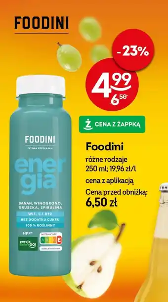 Żabka Napój Foodini oferta