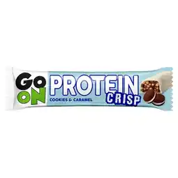 Żabka Go On Protein Crisp Proteinowy baton z ciasteczkami i karmelem w polewie 50 g oferta