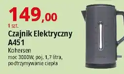 E.Leclerc Czajnik a451 czarny Kohersen oferta