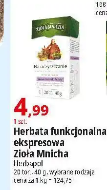 E.Leclerc Herbatka na oczyszczanie Big-Active Zioła Mnicha oferta