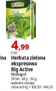 E.Leclerc Herbata pure green Big-Active Zielona oferta