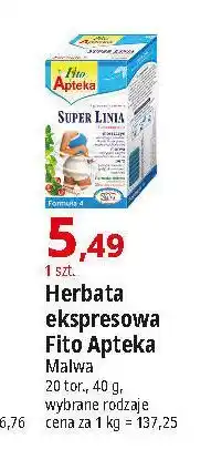 E.Leclerc Herbatka ziołowa super linia Malwa Fito Apteka oferta