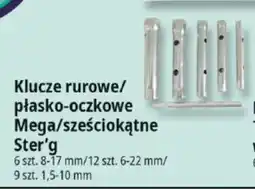 E.Leclerc Ster'G Klucze rurowe/płasko-oczkowe Mega/sześciokątne oferta