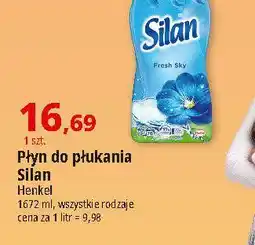 E.Leclerc Płyn do płukania fresh sky Silan oferta