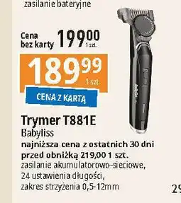 E.Leclerc Trymer t881e Babyliss oferta