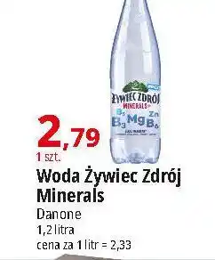 E.Leclerc Woda lekko gazowana Żywiec Zdrój Minerals+ oferta