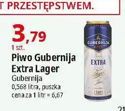 E.Leclerc Piwo Gubernija Extra Lager oferta