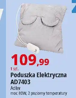 E.Leclerc Poduszka elektryczna ad7403 Adler oferta