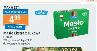 E.Leclerc Masło ekstra z łukowa Lumiko oferta