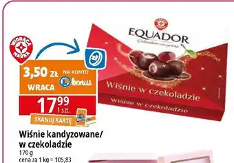 E.Leclerc Wisnie w czekoladzie Wiodąca Marka Equador oferta