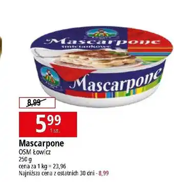 E.Leclerc Ser mascarpone Łowicz 1906 oferta