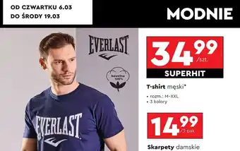 Biedronka T-shirt męski bawełniany rozm. m-xxl Everhill oferta