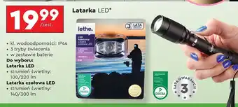 Biedronka Latarka czołowa led Lethe oferta